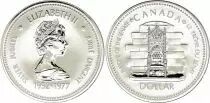 Canada 1 Dollar,  Elisabeth II - 1977