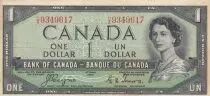Canada 1 Dollar - Elisabeth II - Canada - 1954 - Série DA