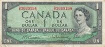 Canada 1 Dollar - Elizabeth II - 1954 - P.75b