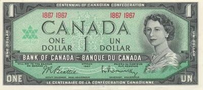 Canada 1 Dollar - Elizabeth II - 1967 - P.84a