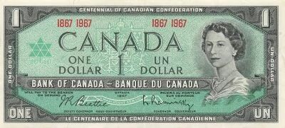 Canada 1 Dollar - Elizabeth II - 1967 - P.84a