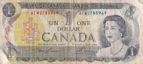 Canada 1 Dollar - Elizabeth II - 1973 - Serial AFW - P.85a