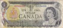 Canada 1 Dollar - Elizabeth II - 1973 - Serial MGO- P.85a