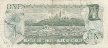 Canada 1 Dollar - Elizabeth II - Ottawa River - Serial AMJ - 1973