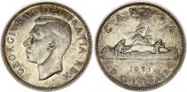 Canada 1 Dollar,  George VI - 1951