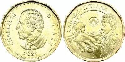 Canada 1 dollar - L. M. Montgomery - 2024