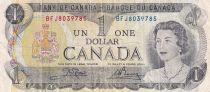 Canada 1 Dollar - Reine Elisabeth II - Bateau - 1973 - Série BFJ - P.85c