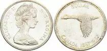 Canada 1 Dollar Elisabeth II - Centenaire de la Conf&eacute;d&eacute;ration - 1867-1967 - Argent
