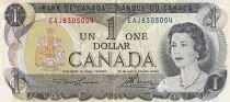 Canada 1 Pound - Queen Elizabeth II - Arms - Fischer - 1973 - Serial EAJ - P.85a