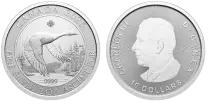 Canada 10 Dollars - 2 Onces - Oie Bernache - 2025 - Argent