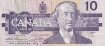Canada 10 Dollars - Sir J.A. Macdonald - Eagle - 1989 - F - P.96