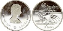 Canada 10 Dollars, JO de Montréal 1976 - Canoë-Kayac (JO) - 1975 BE