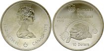 Canada 10 Dollars, JO de Montréal 1976 -Lancer de poids (JO)  - 1975
