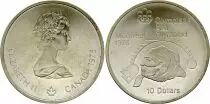 Canada 10 Dollars, JO de Montréal 1976 -Lancer de poids (JO)  - 1975
