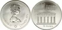 Canada 10 Dollars, JO de Montréal 1976 -Temple de Zeus (JO) - 1974