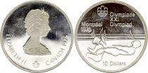 Canada 10 Dollars, JO de Montréal 1976 -Voile (JO)  - 1975