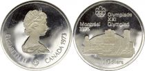 Canada 10 Dollars, Olympics games Montreal 1976 - Silver Dôme Montréal (JO) -1973 PROOF