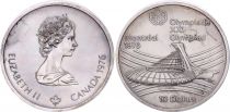 Canada 10 Dollars, Olympics games of Montreal 1976 - Olympic Stadium - Silver