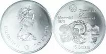 Canada 10 Dollars Jeux Olympiques Montr&eacute;al 1976 - Argent - Zeus