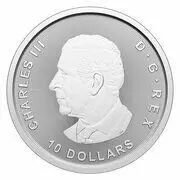 Canada 10 Silver 2025 Dollars - Goose - 2 Ounces