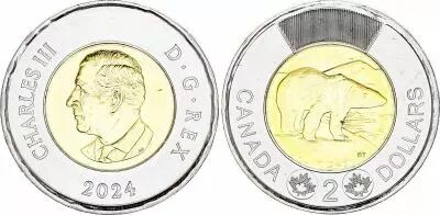 Canada 2 dollars - Charles III - 2024