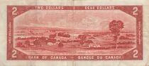 Canada 2 Dollars - Elizabeth II - 1954 - Evil\'s Head - P.67a