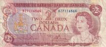 Canada 2 Dollars - Elizabeth II - Hunt - 1974 - Serial BZ - P.86a