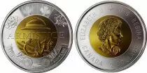 Canada 2 Dollars Elizabeth II - Armistice 1918 - Bimetal