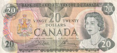 Canada 20 Dollars - Elizabeth II - Mountain - 1979 - P.93d