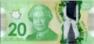Canada 20 Dollars Elisabeth II - Monument - Polymer 2012 (2014)