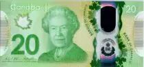 Canada 20 Dollars Elisabeth II - Regne historique 2015