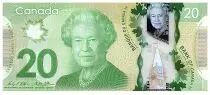 Canada 20 Dollars Elizabeth II - 2012 (2019) - Polymer - Serial FZP