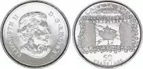 Canada 25 Cents 50 ans du drapeau canadien - 2015