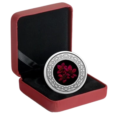 Canada 3 Dollars - Argent BE - Fleur de Prunier - Coloris�e - 2020