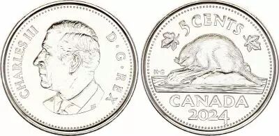 Canada 5 Cents - Charles II - 2024
