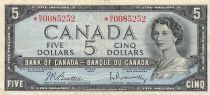 Canada 5 Dollars - Elisabeth II - 1954 - Remplacement - P.77b
