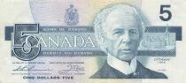 Canada 5 Dollars - Sir Laurier - 1986 - P.95