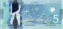 Canada 5 Dollars - Sir Wilfrid Laurier - 2013 - UNC - P.106d