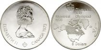 Canada 5 Dollars, JO de Montréal 1976 - Amérique du Nord (JO) -1973