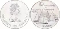 Canada 5 Dollars, JO de Montréal 1976 - Amérique du Nord (JO) -1973