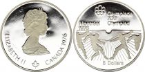 Canada 5 Dollars, JO de Montréal 1976 - Escrime (JO) - 1976 BE
