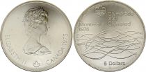 Canada 5 Dollars, JO de Montréal 1976 - Natation (JO) - 1975