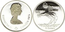 Canada 5 Dollars, JO de Montréal 1976 - Plongeon (JO) - 1975 BE