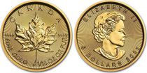 Canada 5 Dollars Elizabeth II - Maple Leaf 1/10 Oz Gold 2021