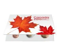 Canada Coffre BU - Hors Circulation 6 pi&egrave;ces 2010 - Ensemble complet