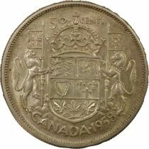 Canada Elisabeth II - 50 Cents Argent, 1e Portrait - 1958 Ottawa