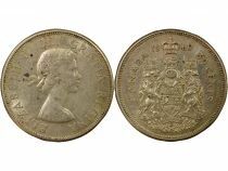 Canada Elisabeth II - 50 Cents Argent, 2e Portrait - 1960 Ottawa