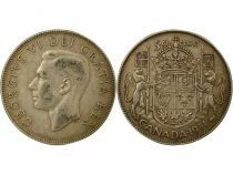 Canada George VI - 50 Cents Argent, 2e Type - 1951 Ottawa