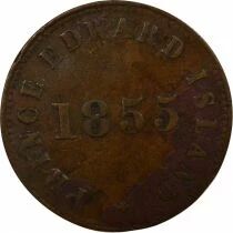 Canada &Icirc;le du Prince Edouard - 1/2 Penny - 1855