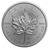 Canada MAPLE LEAF - 1 Once Argent CANADA 2021